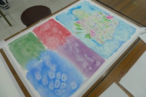 水彩画技法 ソルトテクスチャー 絵画教室 彩光舎 さいたま市浦和で基礎から学ぶアートスクール